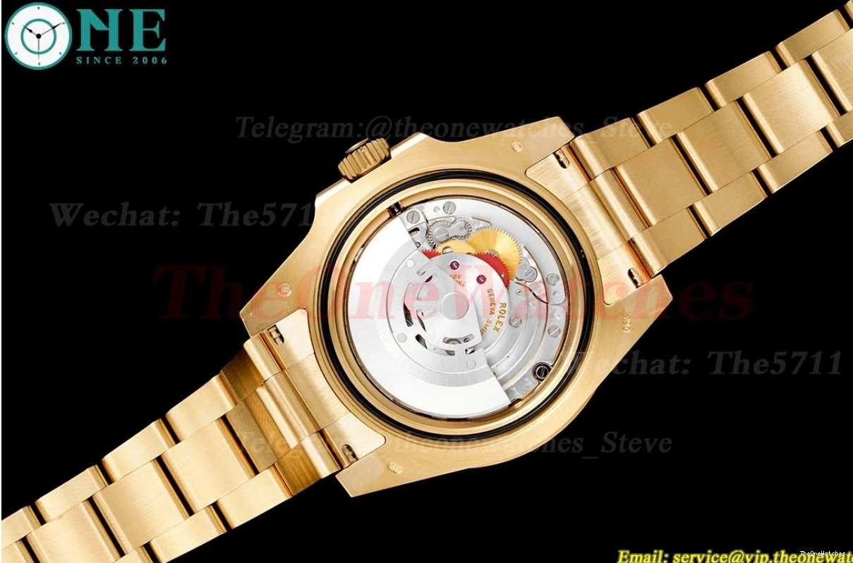 Black YG Clean 40mm Dot YG 116618LN VS3135 Submariner 0112